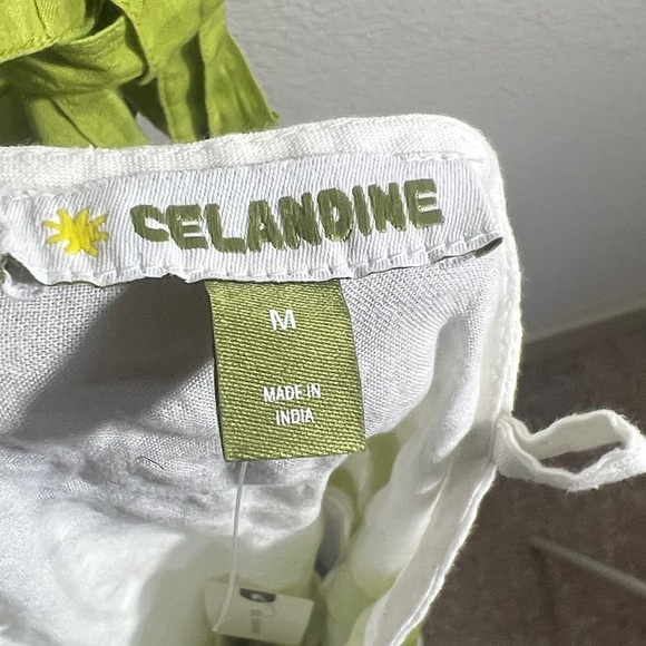 Anthropologie women’s dress MIDI Sz M CELANDINE SLEEVELESS SQUARE-NECK - Picture 13 of 13